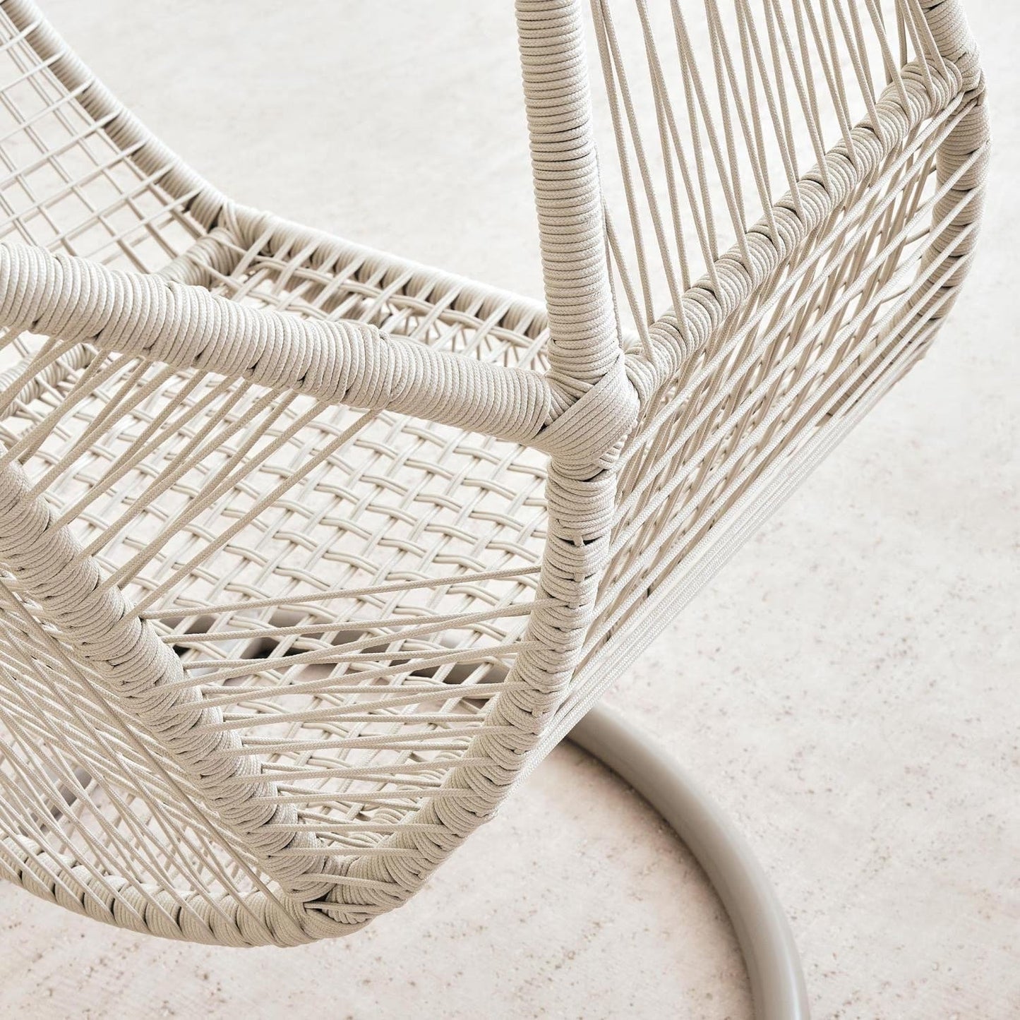 Freestanding Egg Swing Chair | Comfortable Outdoor Hanging Chair with Cushions 3