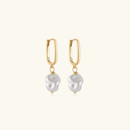Freshwater Pearl Earrings | Hypoallergenic Gold Plated Sterling Silver 0