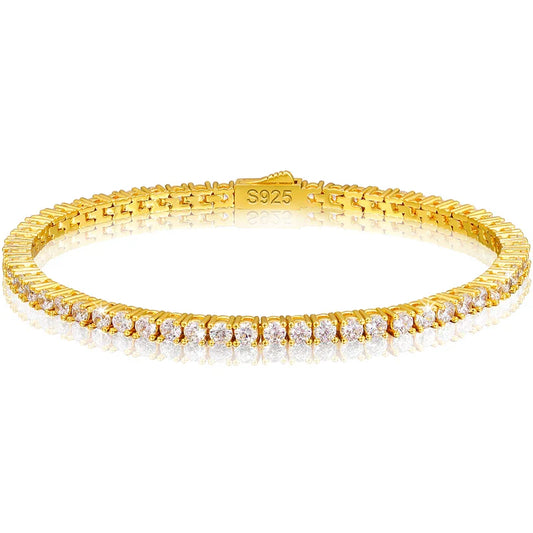 Bransoletka tenisowa Lévêque Gold 3mm
