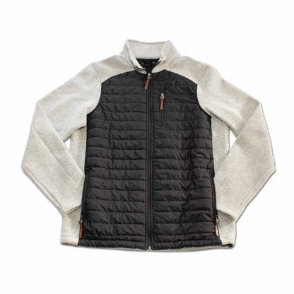 Windstopper Quilted Jacket - Natural Heather & Black