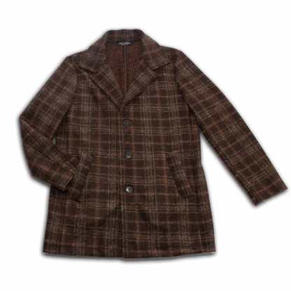 Metropolitan Dual-Layer Wool Car Coat - Chestnut