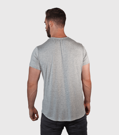 T-shirt in bambù Swift con orlo curvo - Sandstone