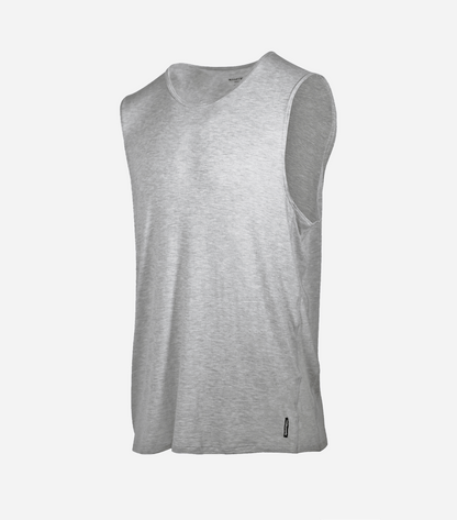 Bamboo Aerotech Tank - Heather Grijs