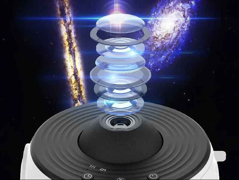 Galaxy Projector Lamp | 360° Rotation with 12 Dynamic Effects 0