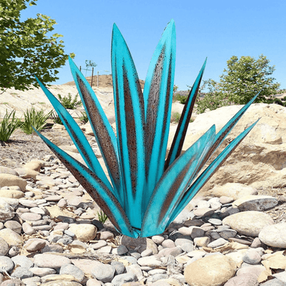 Garden Lamp | Handmade Waterproof Solar Agave Light for Outdoor Use 4