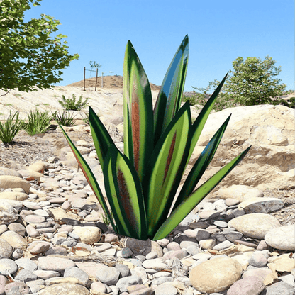 Garden Lamp | Handmade Waterproof Solar Agave Light for Outdoor Use 6