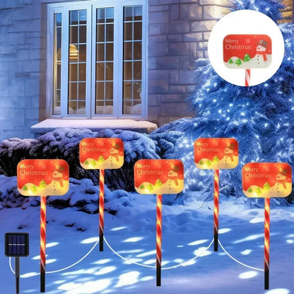 Garden Lights | Solar-Powered Santa Claus Design for Festive Decor 8