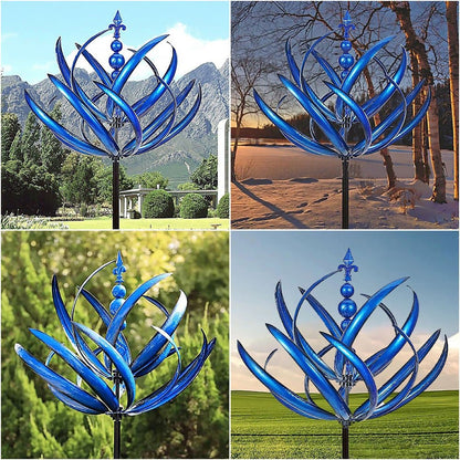 Garden Wind Spinner | Weather-Resistant Stainless Steel Decorative Accent 2
