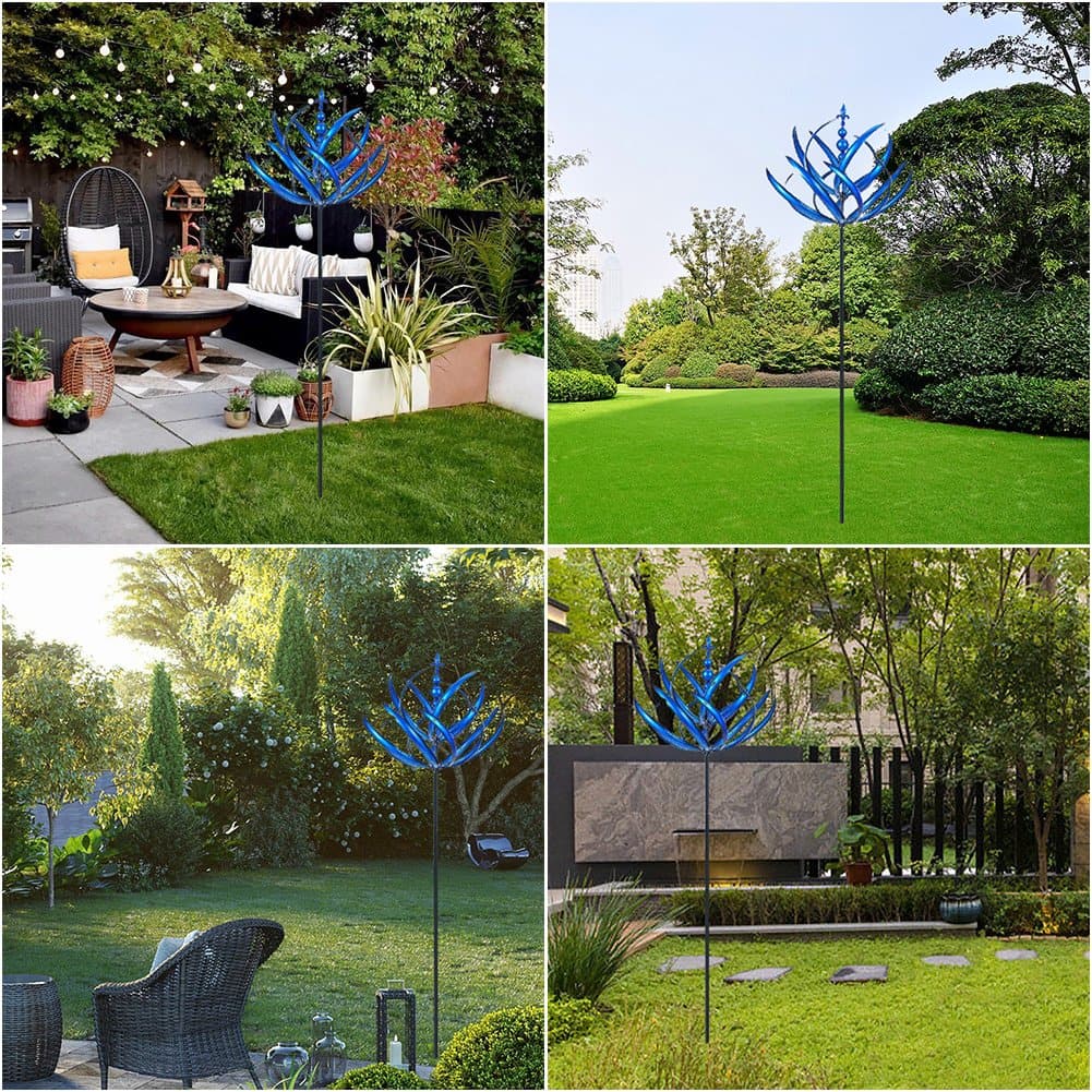 Garden Wind Spinner | Weather-Resistant Stainless Steel Decorative Accent 3