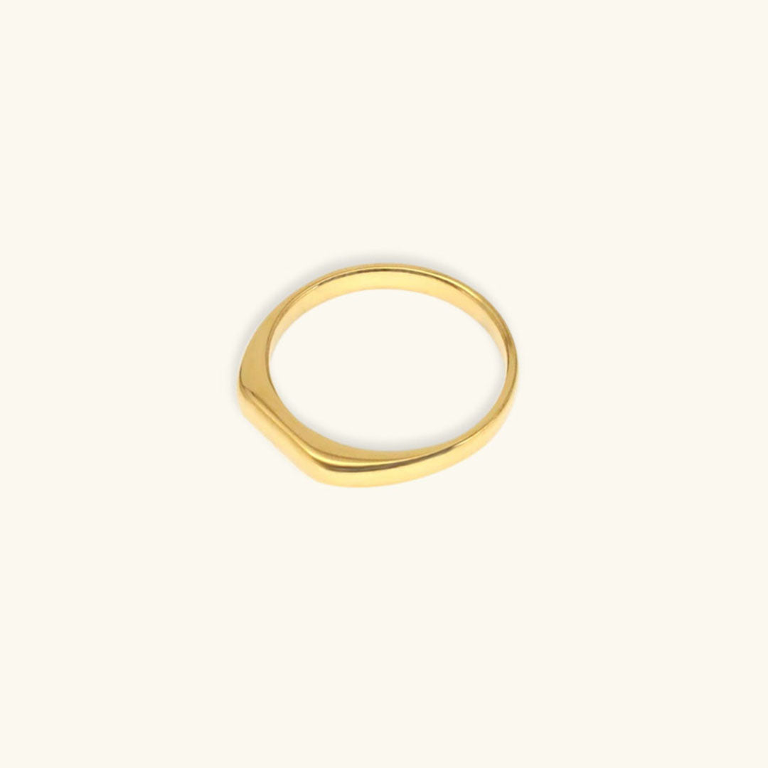 Geometric Gold Ring | Ethically Sourced Stainless Steel with 18k Gold Plating 0