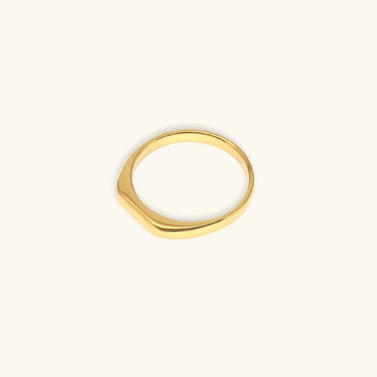 Geometric Gold Ring | Ethically Sourced Stainless Steel with 18k Gold Plating 0