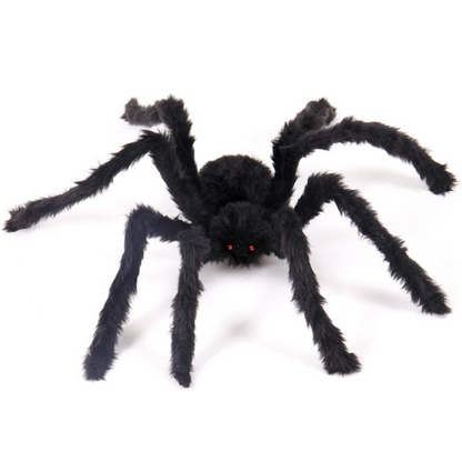 Giant Halloween Spider Decoration | 200cm Flexible Indoor/Outdoor Prop for Thrilling Atmosphere 0