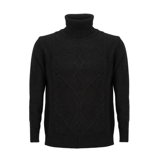 Hand Knit Cable Turtleneck