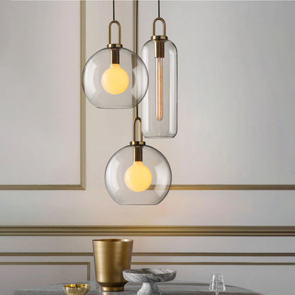 Glass Pendant Lamp | Elegant Design with Adjustable Height 5