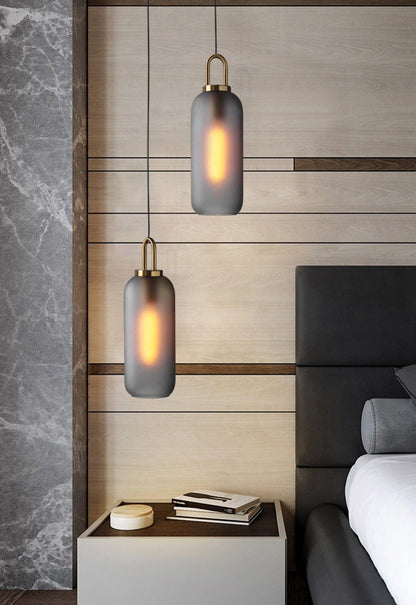 Glass Pendant Lamp | Elegant Design with Adjustable Height 8