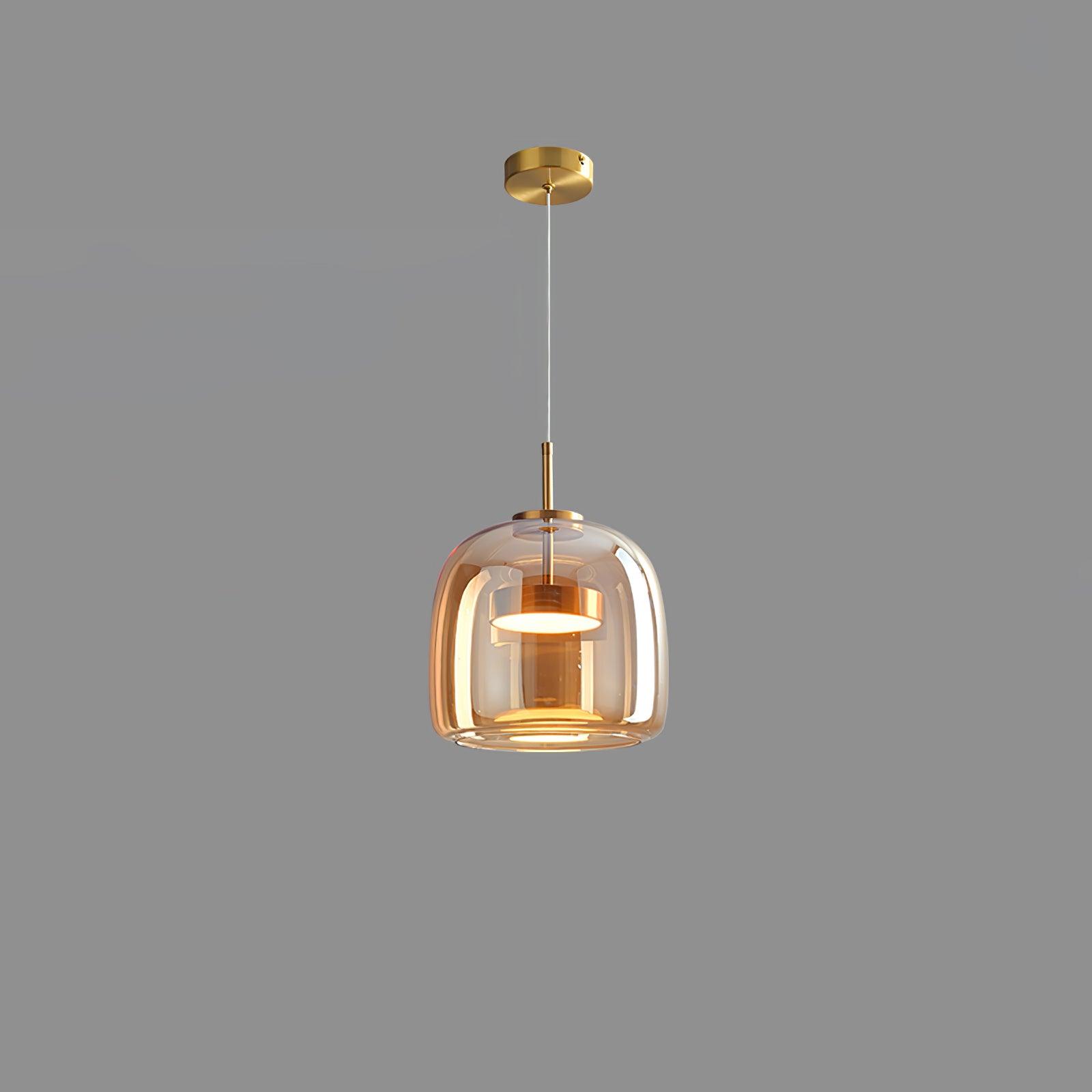 Glass Pendant Lamp | Modern Adjustable Pendant Lighting for Kitchen Island 11