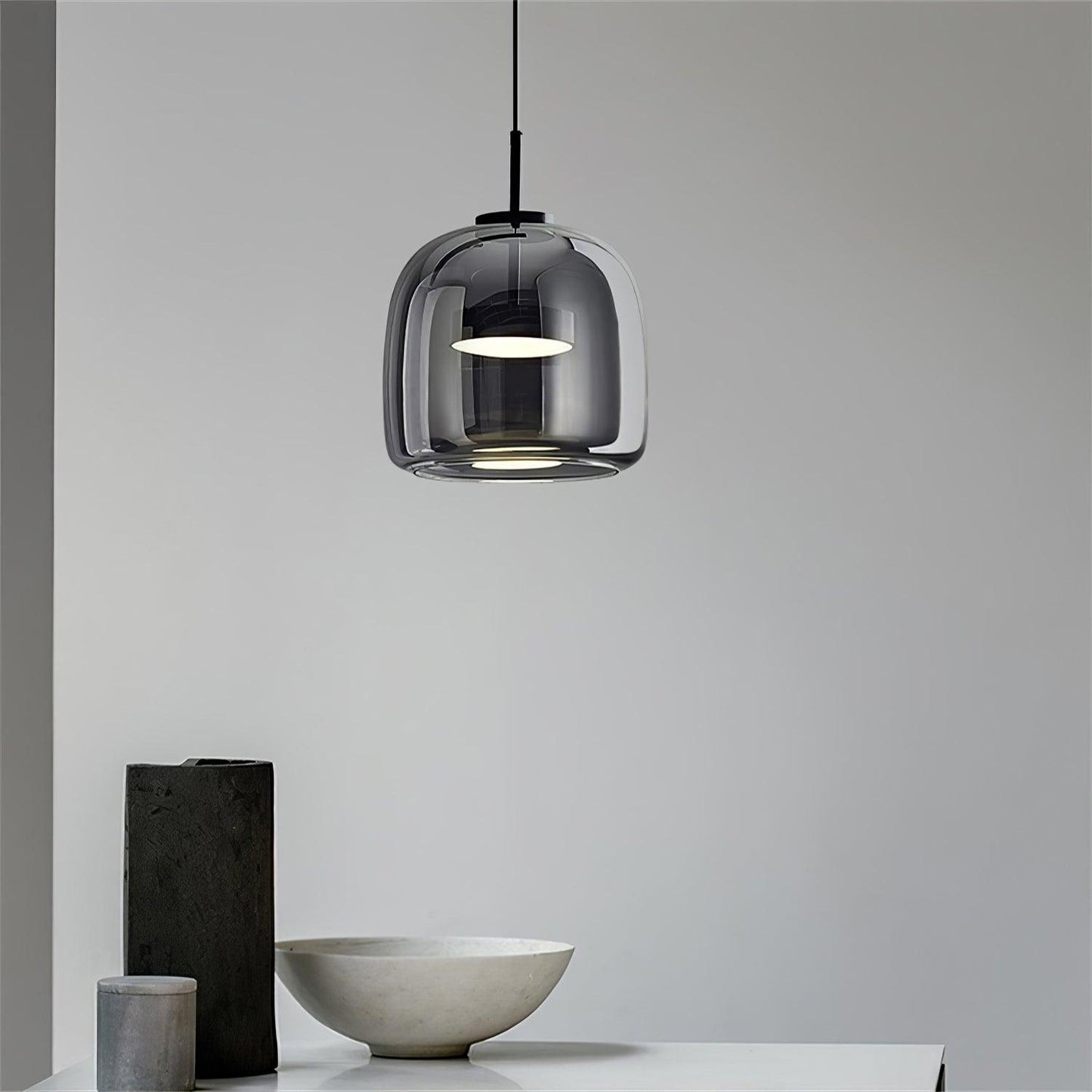 Glass Pendant Lamp | Modern Adjustable Pendant Lighting for Kitchen Island 2