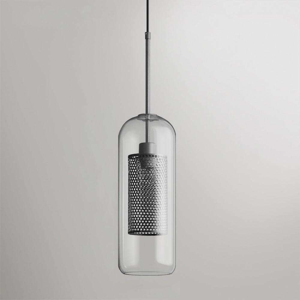 Glass Pendant Light | Adjustable Height Kitchen Hanging Light Fixture 0