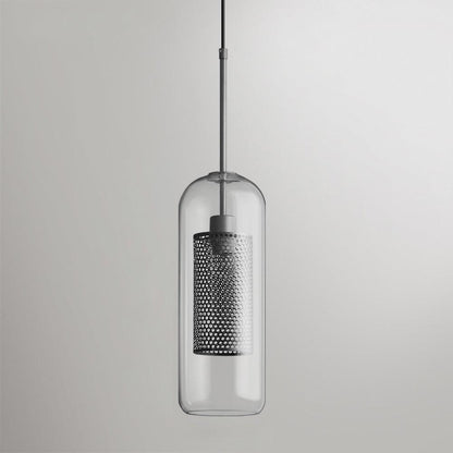 Glass Pendant Light | Adjustable Height Kitchen Hanging Light Fixture 0