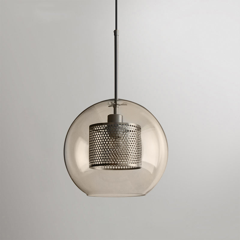 Glass Pendant Light | Adjustable Height Kitchen Hanging Light Fixture 10