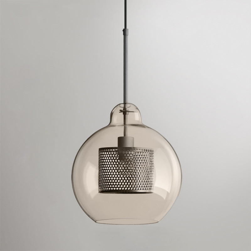 Glass Pendant Light | Adjustable Height Kitchen Hanging Light Fixture 11