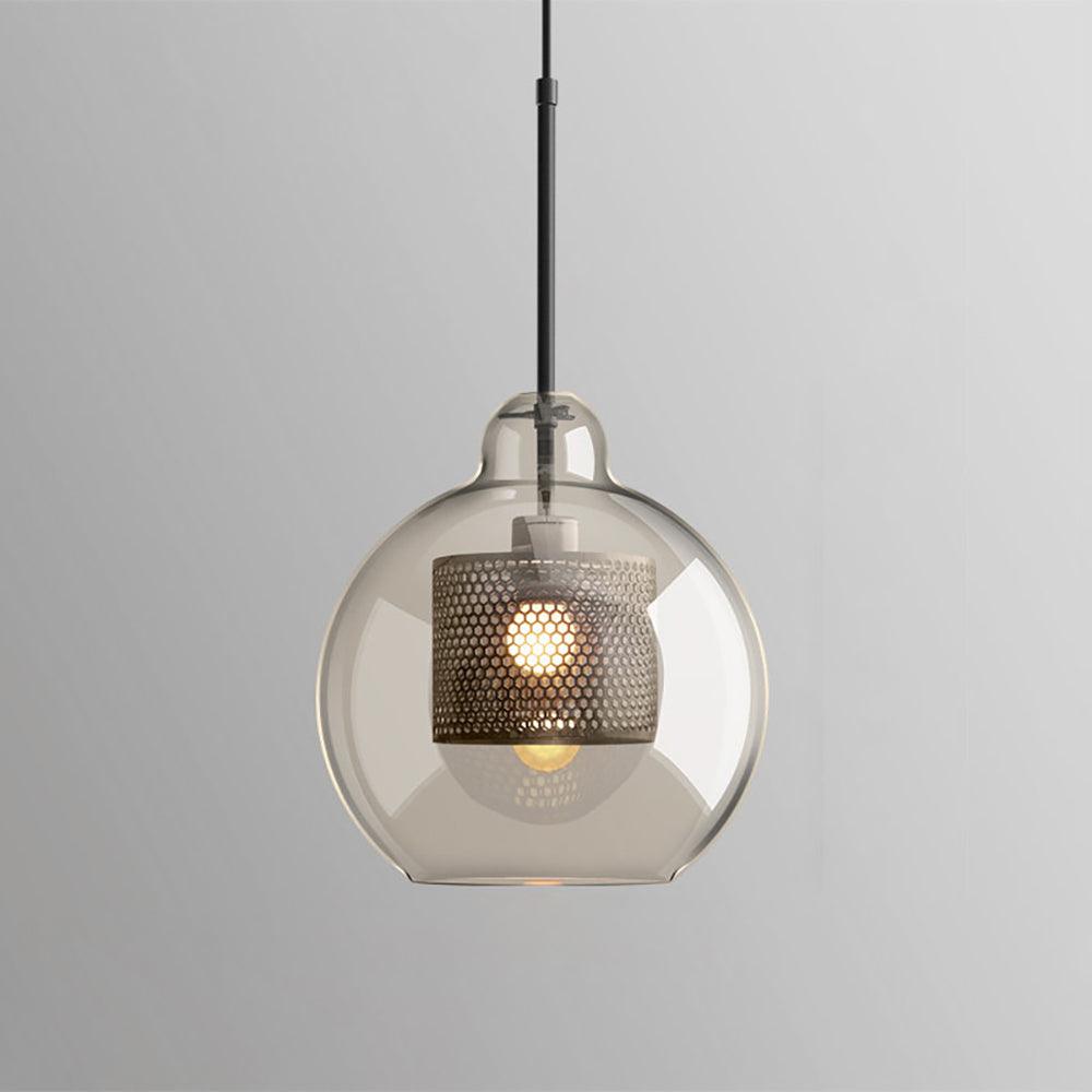 Glass Pendant Light | Adjustable Height Kitchen Hanging Light Fixture 12