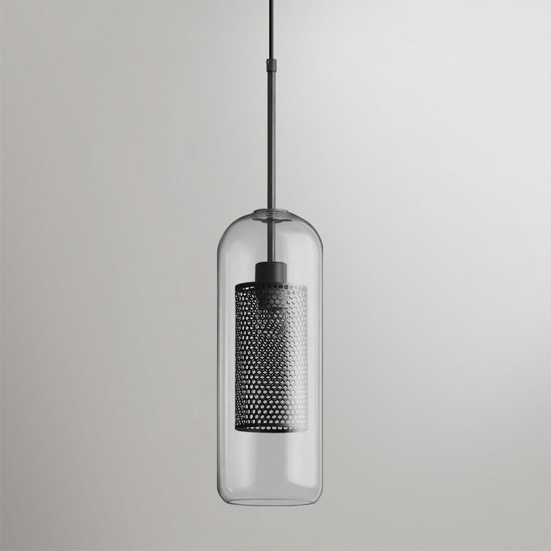 Glass Pendant Light | Adjustable Height Kitchen Hanging Light Fixture 15