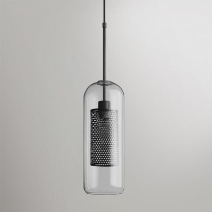 Glass Pendant Light | Adjustable Height Kitchen Hanging Light Fixture 15