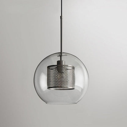 Glass Pendant Light | Adjustable Height Kitchen Hanging Light Fixture 17