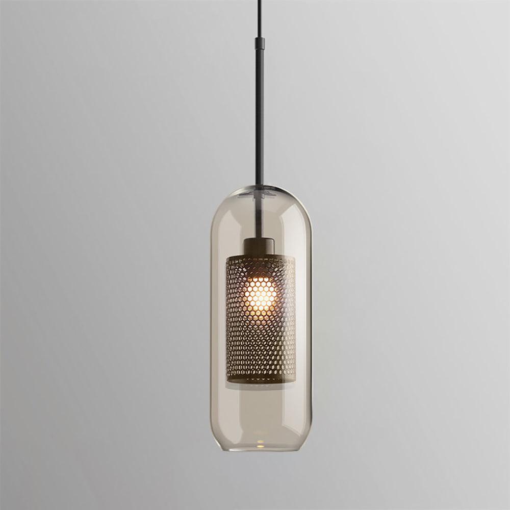 Glass Pendant Light | Adjustable Height Kitchen Hanging Light Fixture 20