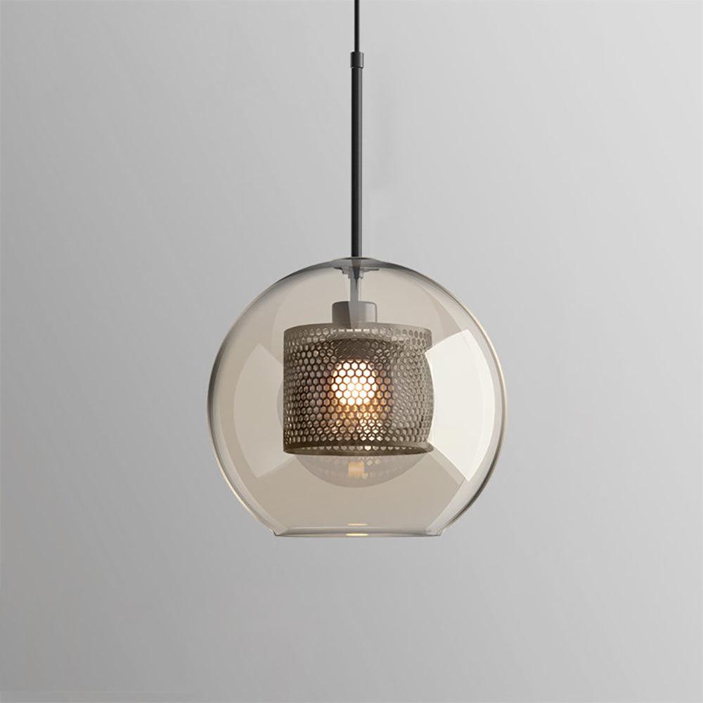 Glass Pendant Light | Adjustable Height Kitchen Hanging Light Fixture 21