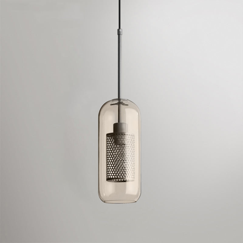 Glass Pendant Light | Adjustable Height Kitchen Hanging Light Fixture 24