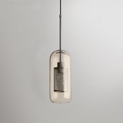 Glass Pendant Light | Adjustable Height Kitchen Hanging Light Fixture 24