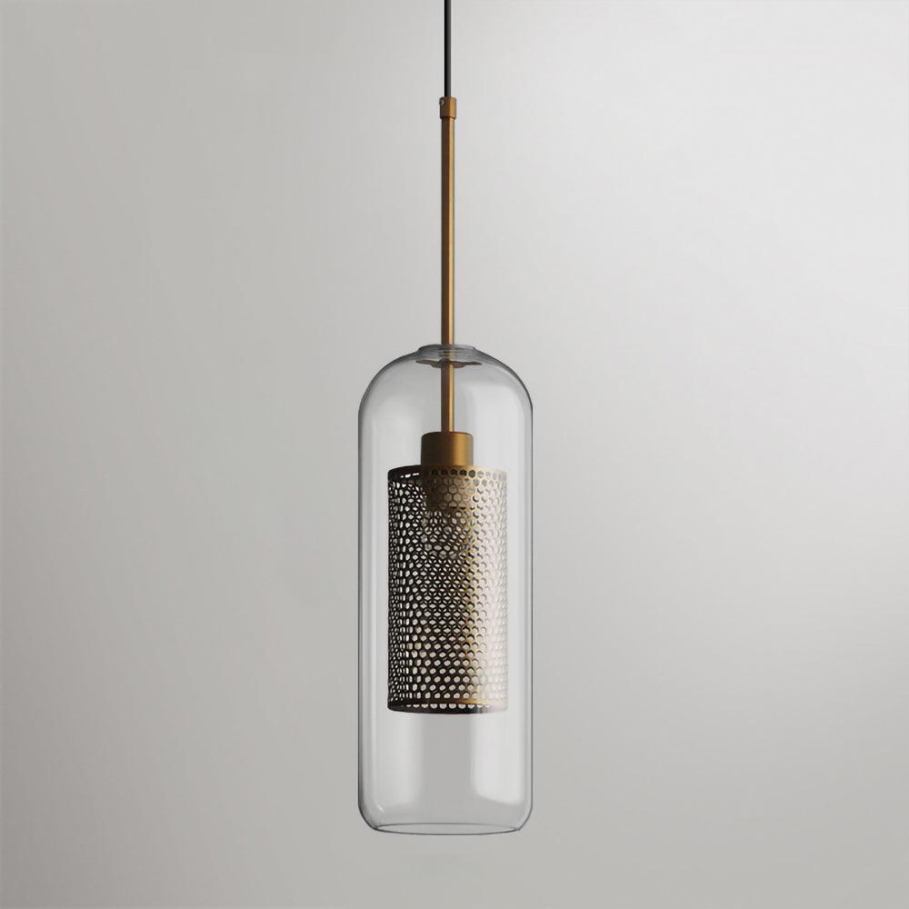 Glass Pendant Light | Adjustable Height Kitchen Hanging Light Fixture 25