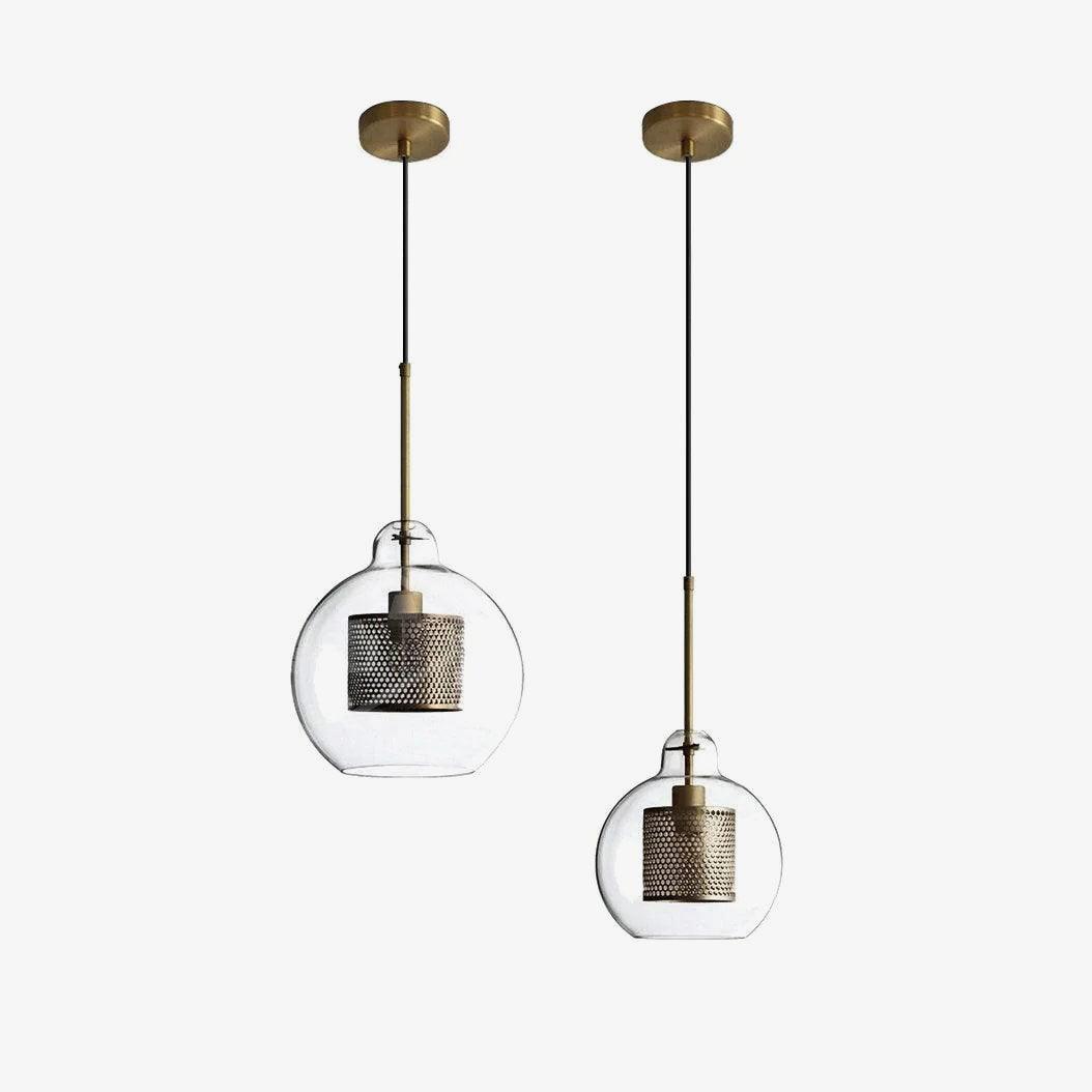Glass Pendant Light | Adjustable Height Kitchen Hanging Light Fixture 6