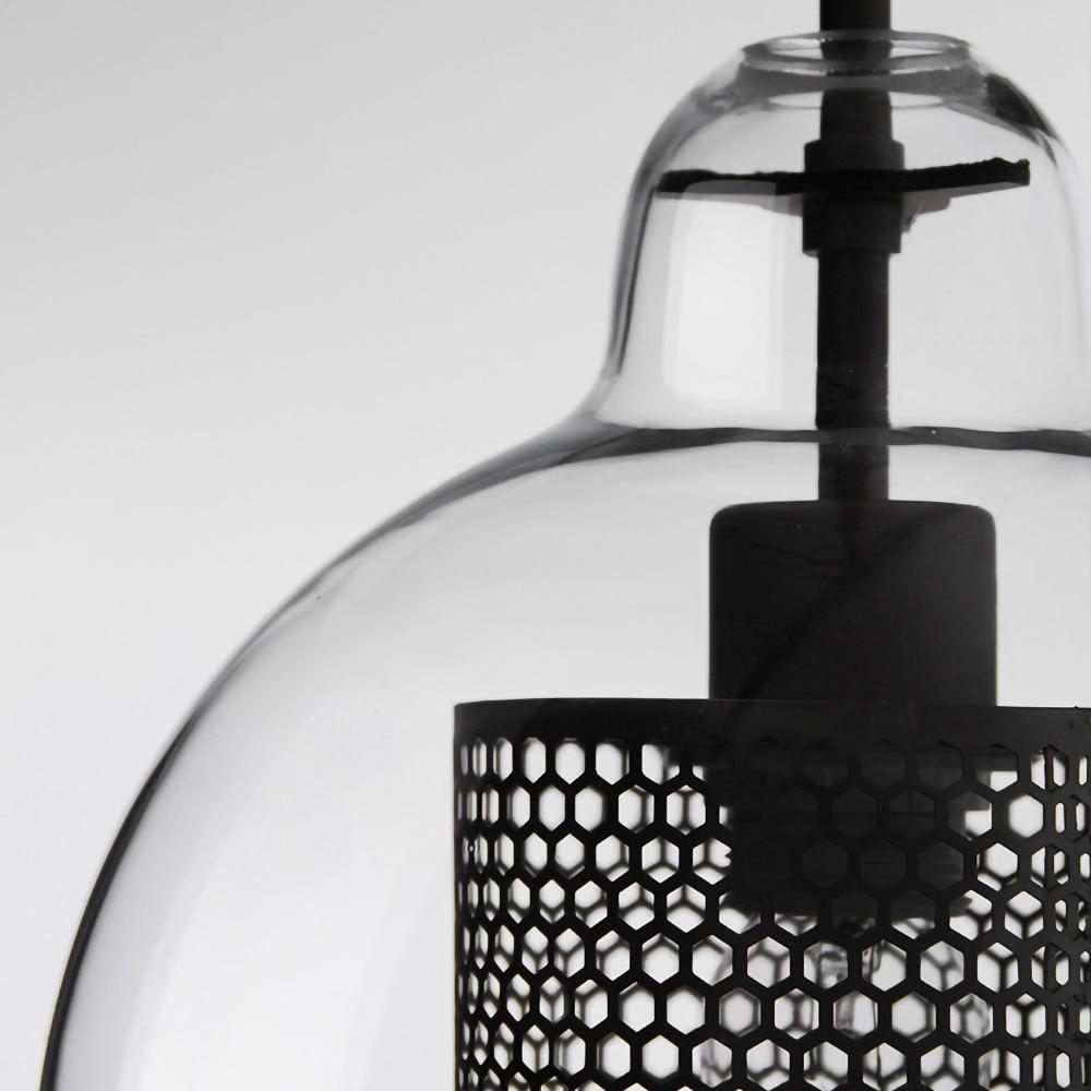 Glass Pendant Light | Adjustable Height Kitchen Hanging Light Fixture 8