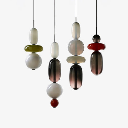Glass Pendant Light | Dimmable Tinted Design for Kitchen and Home 1