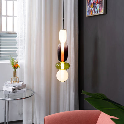 Glass Pendant Light | Dimmable Tinted Design for Kitchen and Home 8