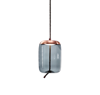 Glass Pendant Lighting | Elegant Rose Gold Design with Adjustable Height 5
