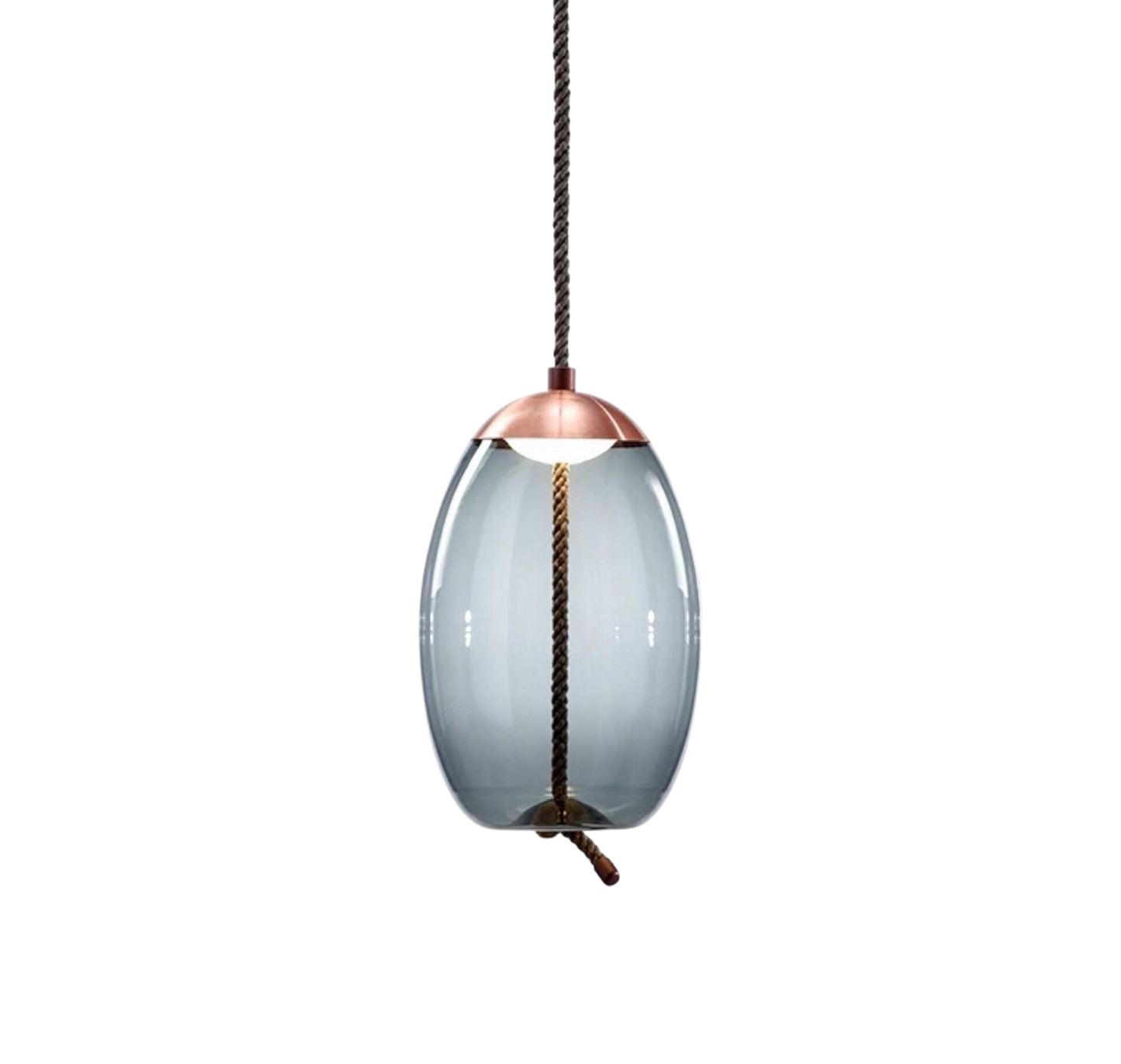 Glass Pendant Lighting | Elegant Rose Gold Design with Adjustable Height 6