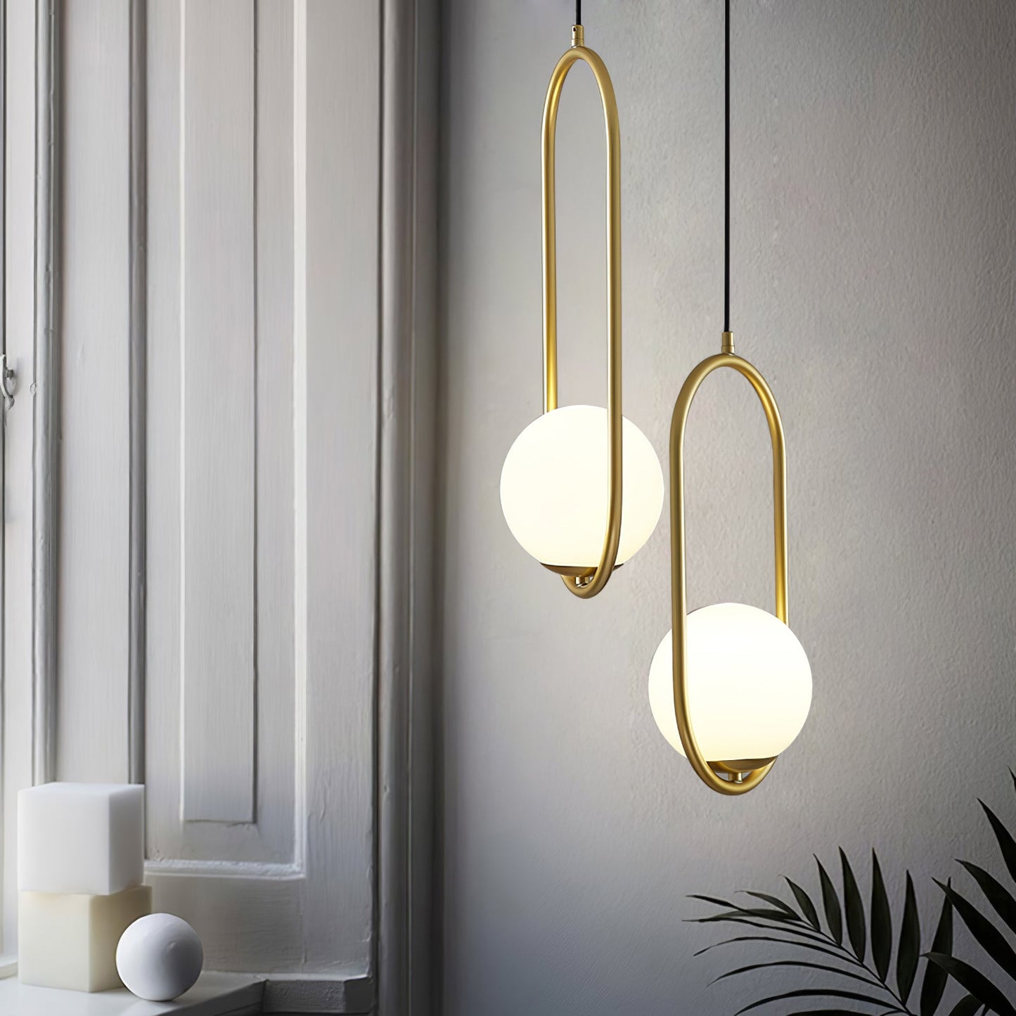 Glass Pendant Lighting | Modern Adjustable Design for Kitchen Island 2