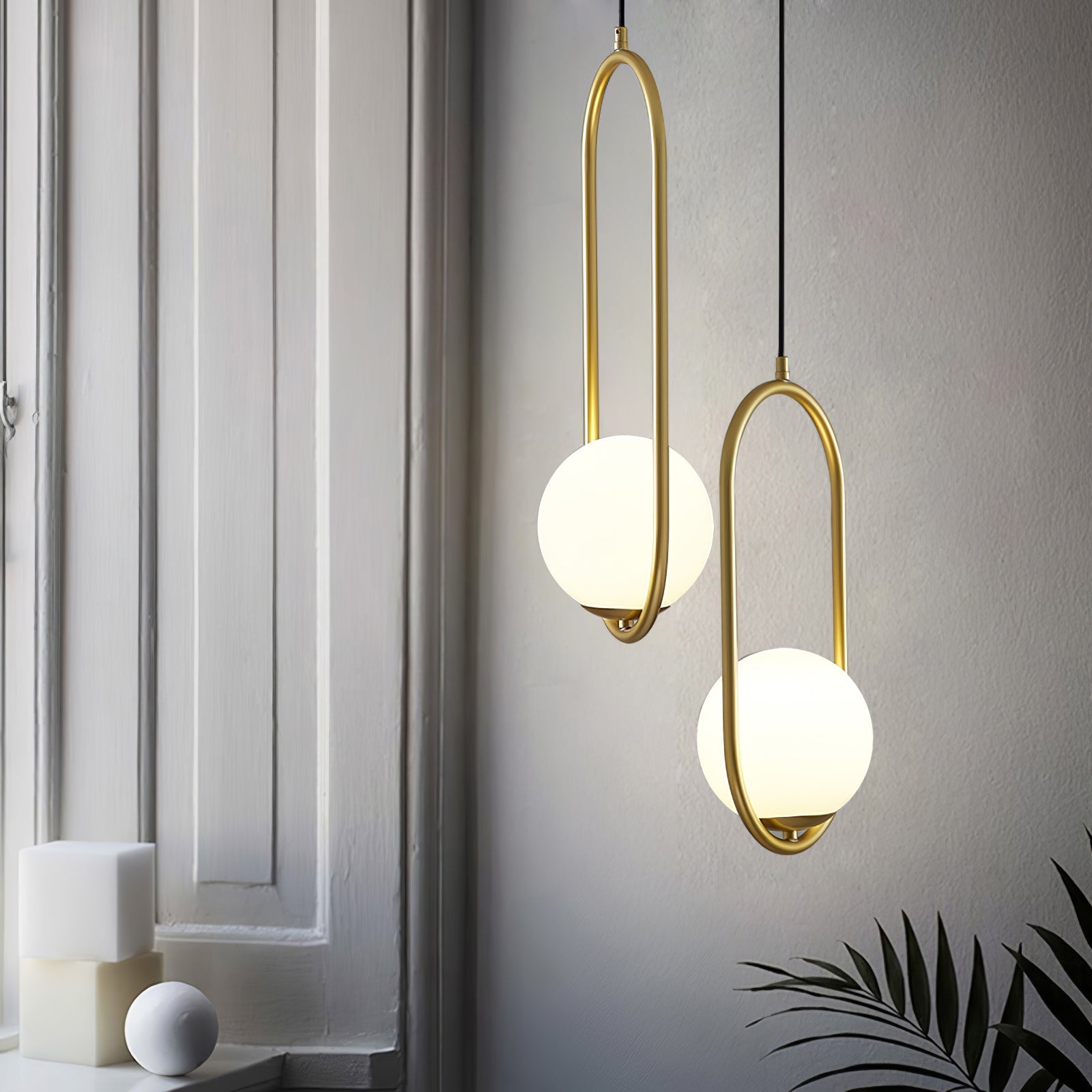 Glass Pendant Lighting | Modern Adjustable Design for Kitchen Island 2