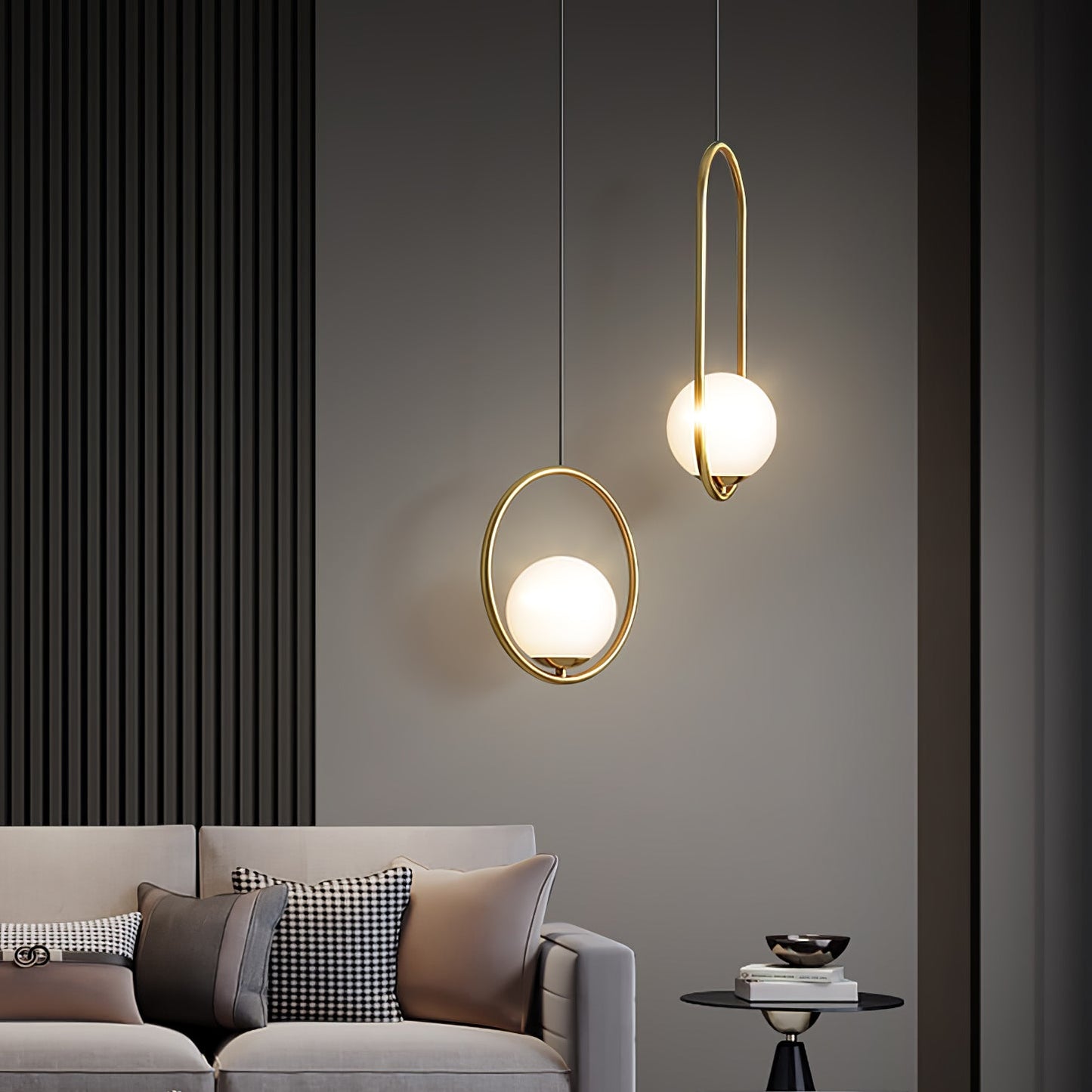 Glass Pendant Lighting | Modern Adjustable Design for Kitchen Island 6