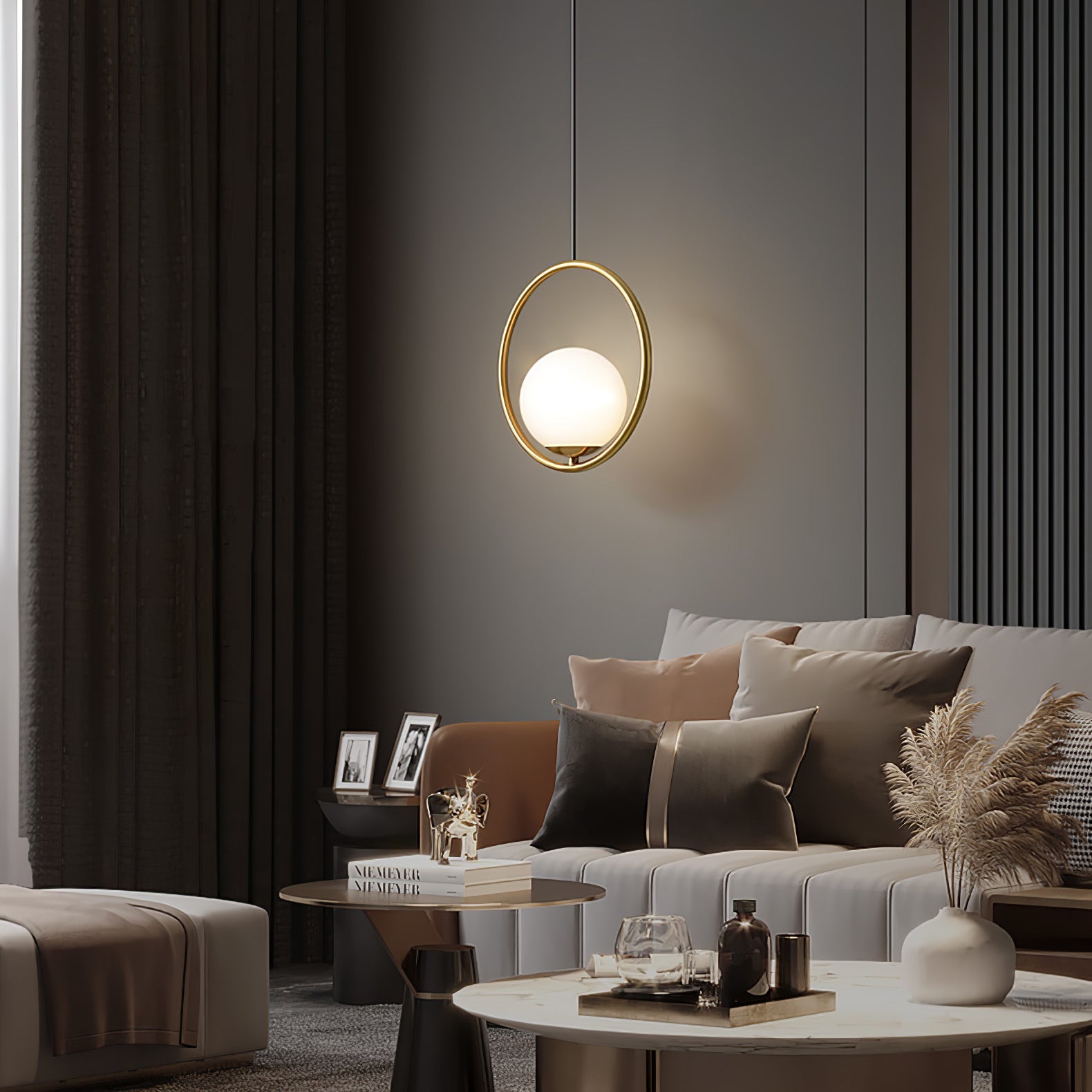 Glass Pendant Lighting | Modern Adjustable Design for Kitchen Island 8