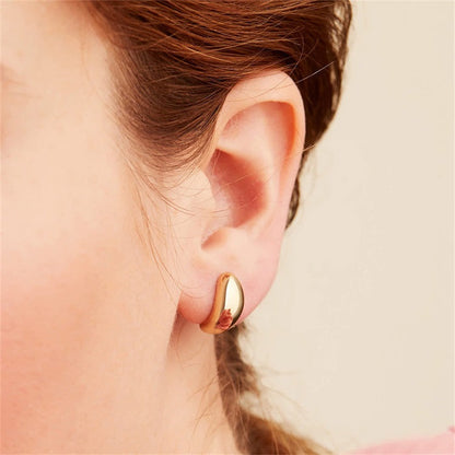 Gold-Plated Earrings | Hypoallergenic and Timeless Elegance 3
