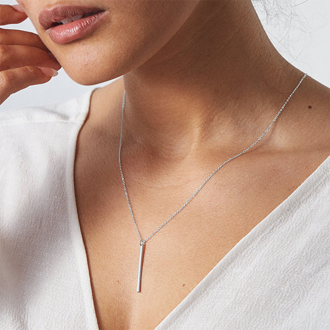 Gold Bar Necklace | Elegant Stainless Steel-Plated Design 3