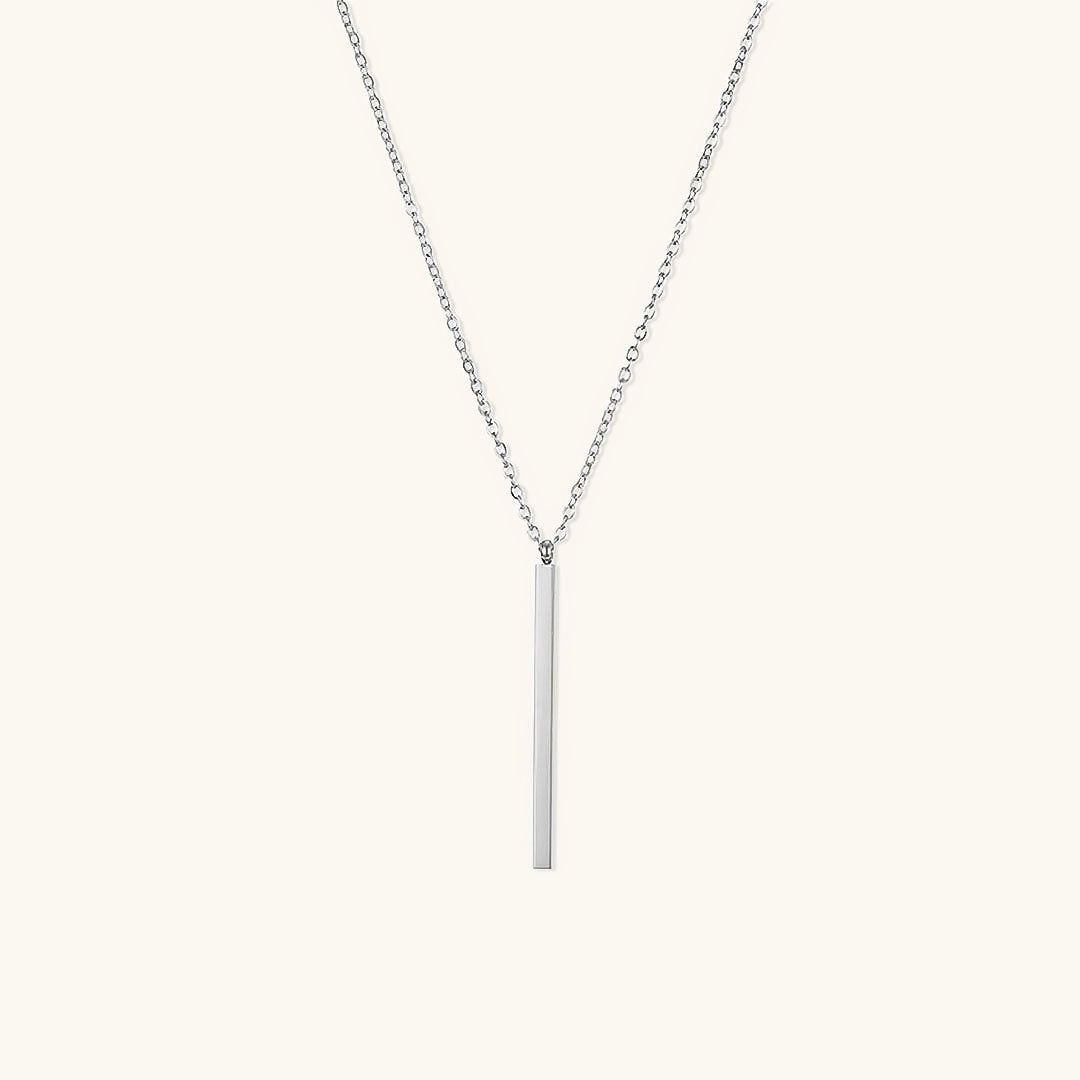 Gold Bar Necklace | Elegant Stainless Steel-Plated Design 4