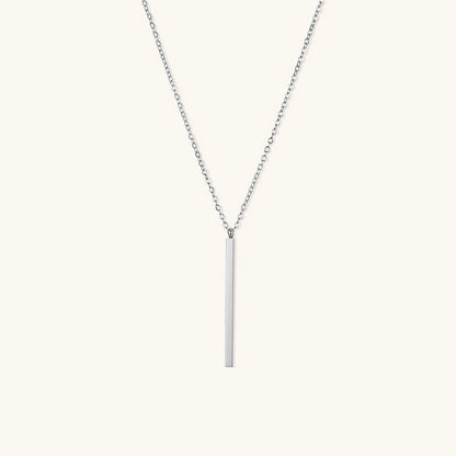 Gold Bar Necklace | Elegant Stainless Steel-Plated Design 4