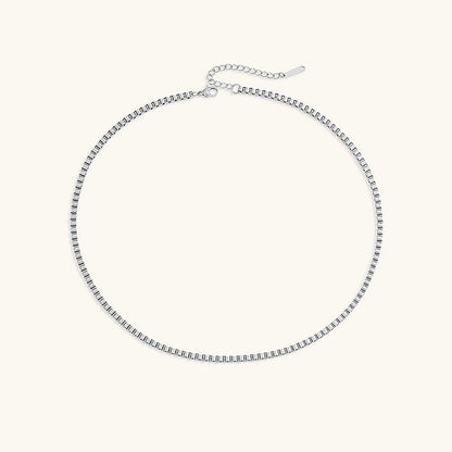 Gold Box Chain Necklace | Durable Stainless Steel-Plated with Chic Design 8