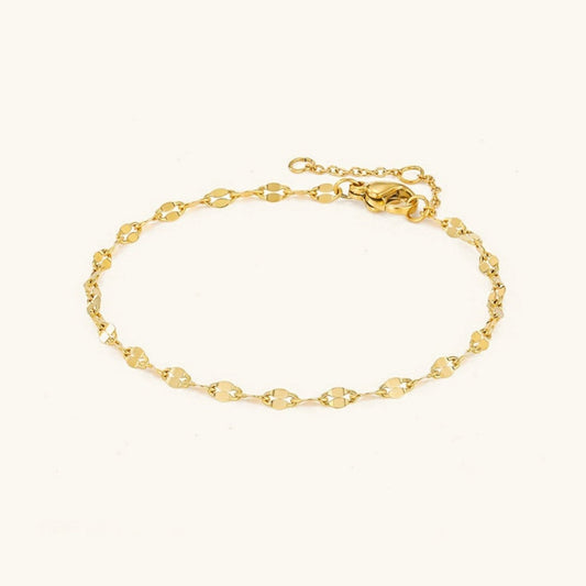Gold Chain Anklet | Durable Stainless Steel-Plated 14k Gold 0